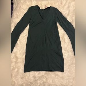 Pretty green Forever 21 dress with Bell Sleeves